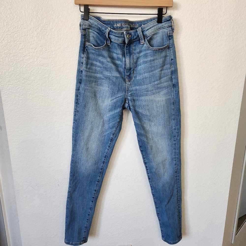 American eagle super hi-rise jegging size 10